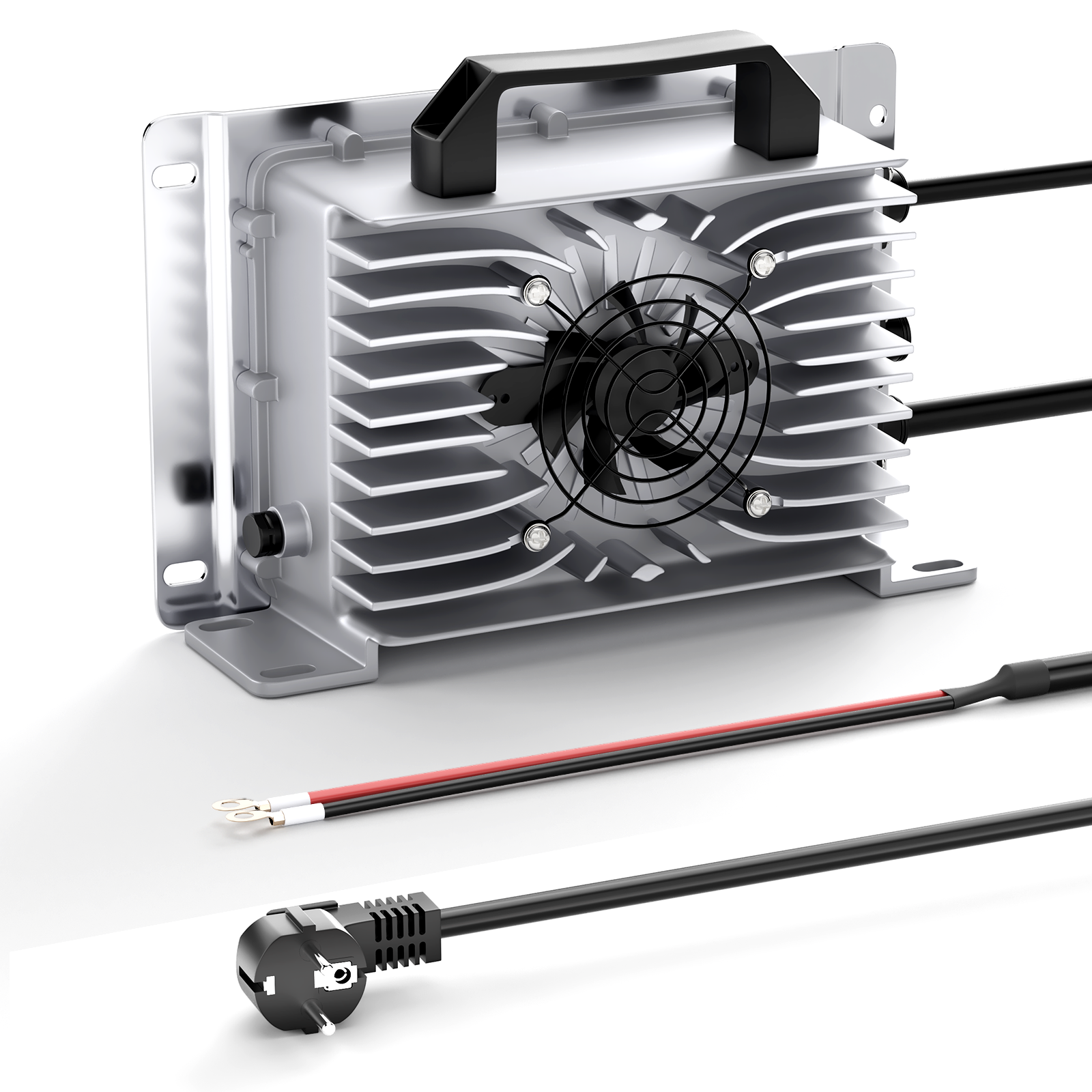 Chargeur de batterie au lithium Suraziki 71, 4 V 30 A pour 62, 9 V 60 V 17S Batterie, chargeur étanche IP65 pour véhicules électriques, vélos électriques et scooters