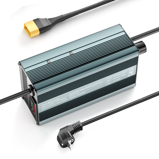 Chargeur de batterie au lithium réglable en courant Suraziki 84V 1-8A pour 20S Chargeur de batterie pour vélo électrique, scooter, moto, 74 V, 72 V, Li-ion, lithium ternaire, polymère