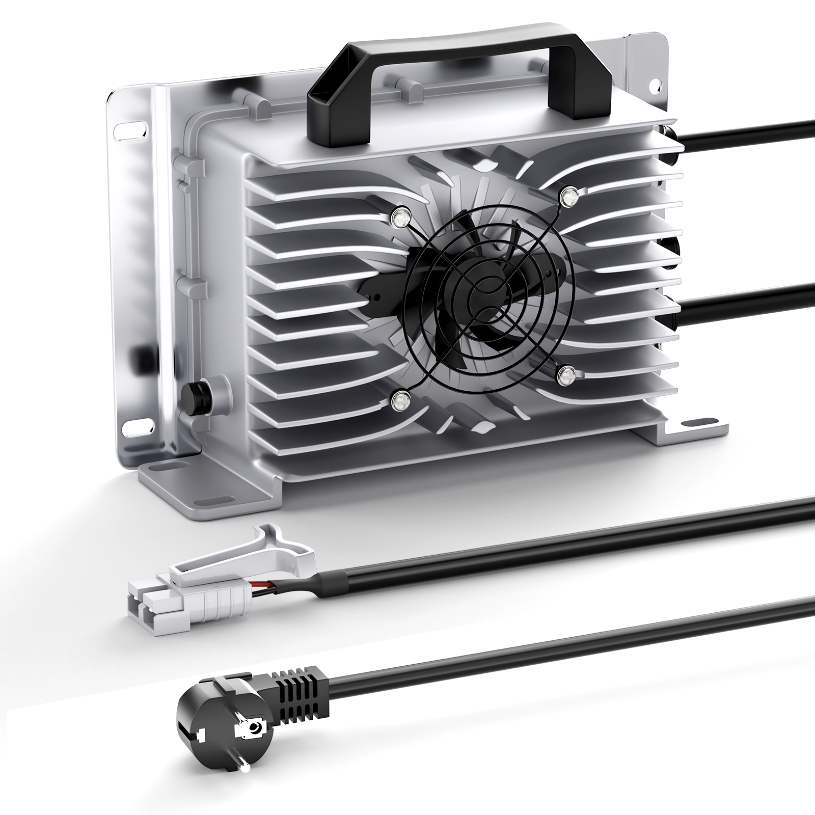 Suraziki 73V 25A Lithium LiFePO4 Batterieladegerät für 64V (60V) 20S Batterie, wasserdicht, 0V BMS Aktivierungs-Ladegerät für Wohnmobile, Boote, Golfwagen und Energiespeichersysteme