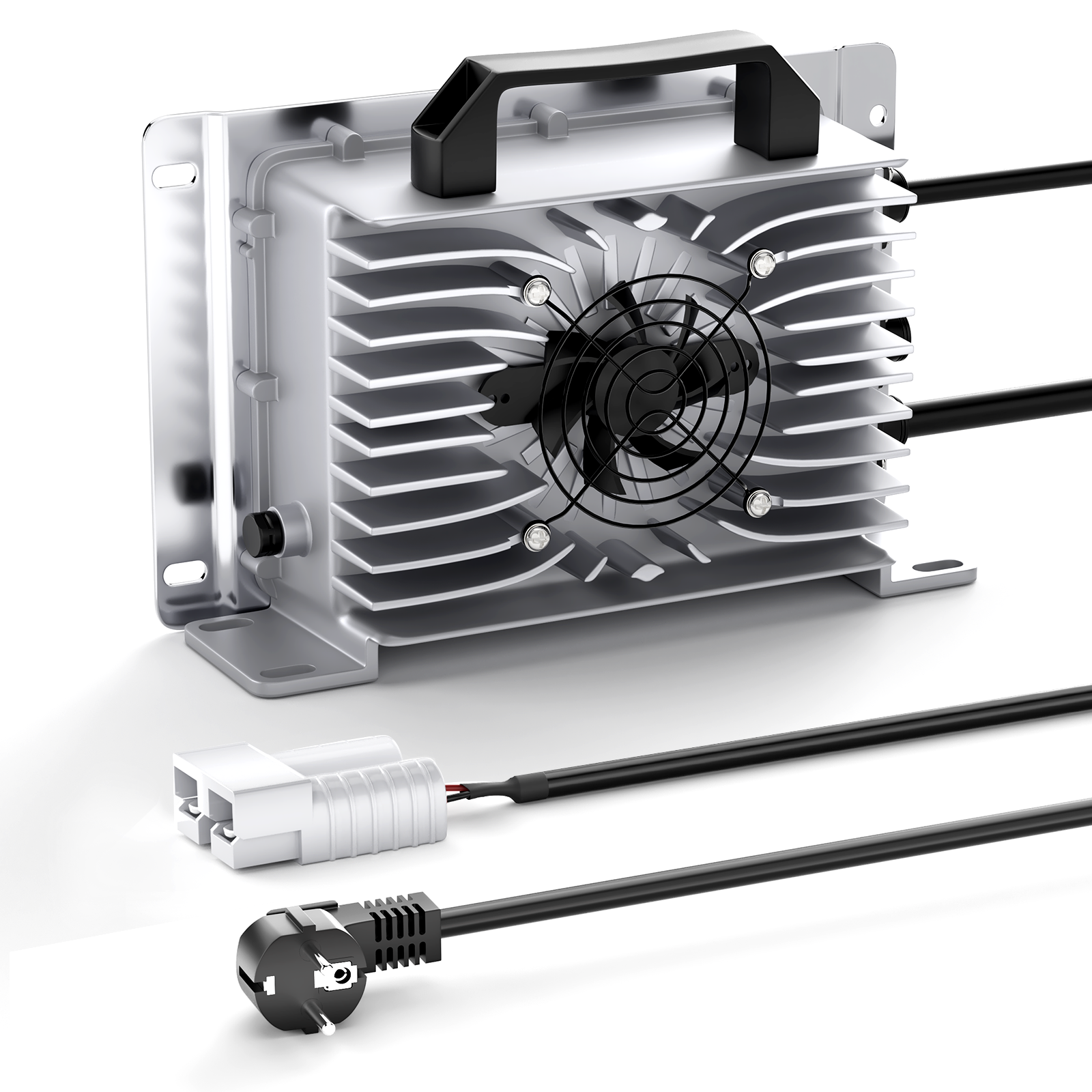 Suraziki 73V 25A Lithium LiFePO4 Batterieladegerät für 64V (60V) 20S Batterie, wasserdicht, 0V BMS Aktivierungs-Ladegerät für Wohnmobile, Boote, Golfwagen und Energiespeichersysteme