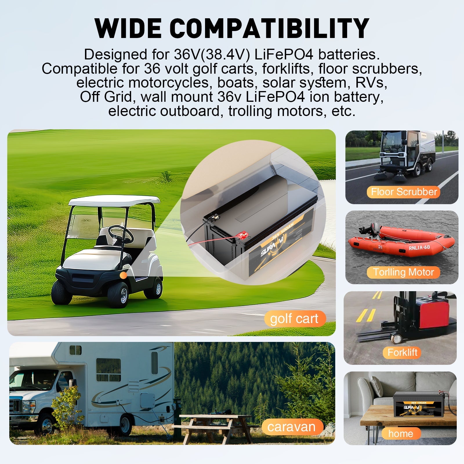 Chargeur de batterie au lithium Lifepo4 Suraziki 54, 75 V 30 A pour 48 V 15S Chargeur d'activation de batterie étanche BMS 0 V pour camping-cars, bateaux, voiturettes de golf, système de stockage d'énergie